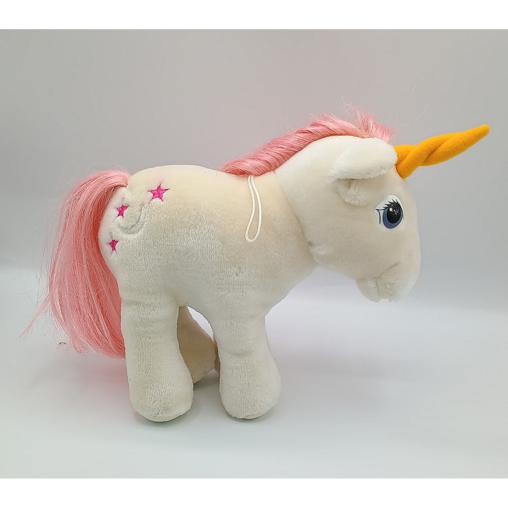 10" Vintage 1983 Moon Dancer My Little Pony Hasbro Softies Pink Hair 3 - Picture 3 of 4